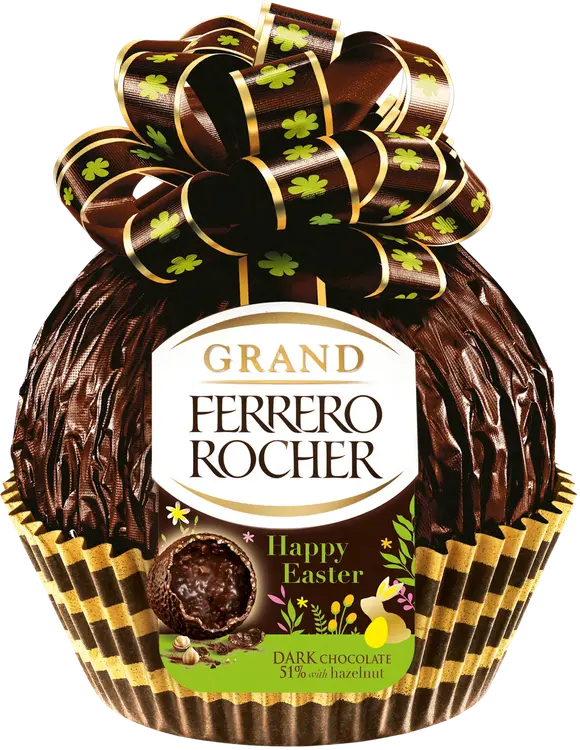Ferrero Grand Rocher Dark Hienoa tummaa suklaata hasselpähkinärouheella 125g Joulu