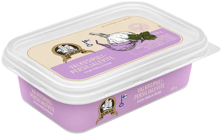 Auran Valkosipuli-persiljalevite 220g