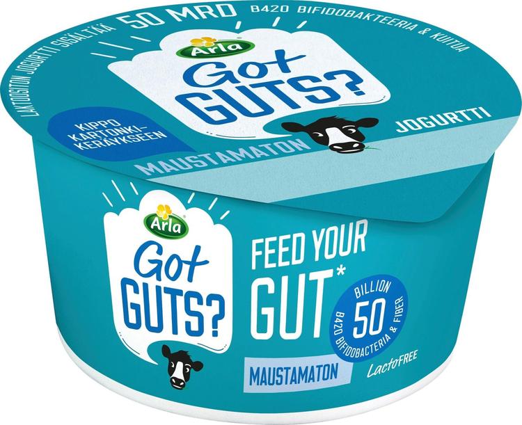 Arla Got Guts? maustamaton laktoositon jogurtti 150g