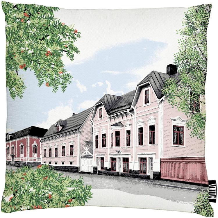 Vallila Kortteli 43x43 cm rose tyynynpäällinen