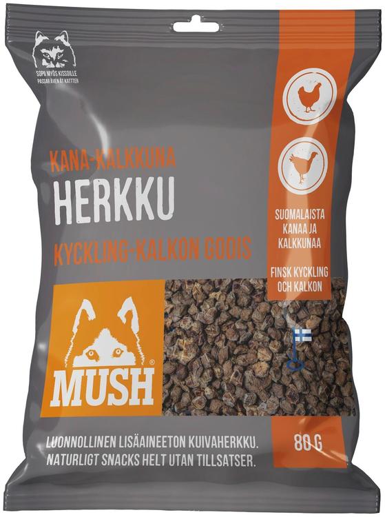 Mush kana-kalkkuna herkku 80 g
