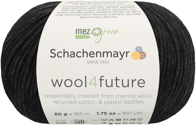 Schachenmayr neulelanka Wool4future 50g musta