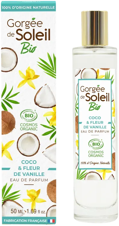 Gorgée de Soleil Coco & Fleur de Vanille Bio Eau de Parfum 50 ml Via Naturale