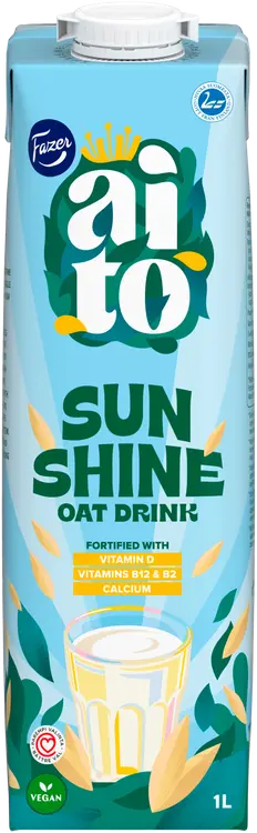 Fazer Aito Sunshine Kaurajuoma 1L UHT