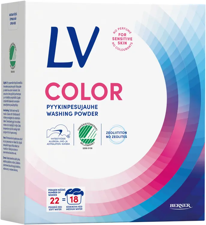 LV  750g Color pyykinpesujauhetiiviste