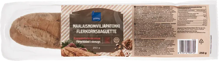 Rainbow maalaismoniviljapatonki 250g.