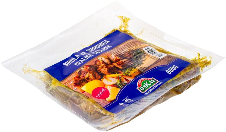 Sibula ja sidruniga sealiha šašlõkk 600 g