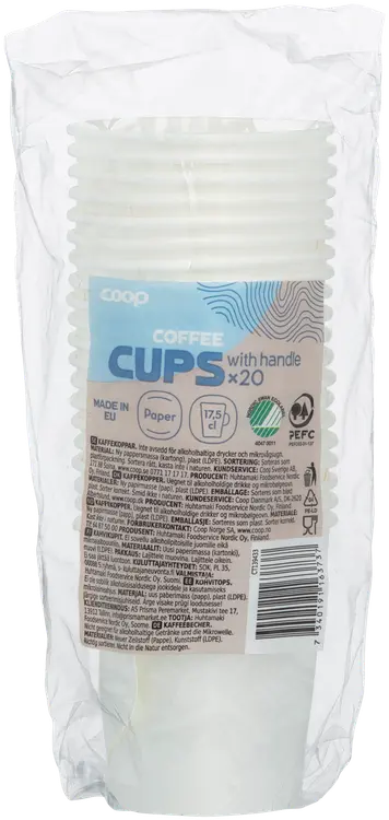 Coop kahvikuppi 17,5 cl 20 kpl