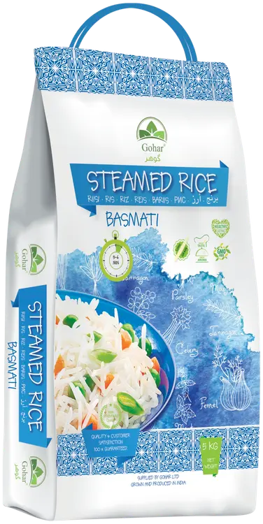Gohar 1121 Steamed Basmatiriisi 5 kg
