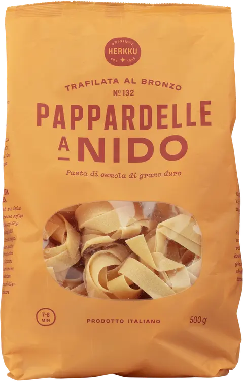 Herkku Pappardelle a Nido durumpasta 500 g