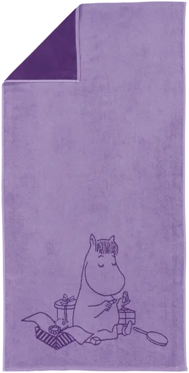 Moomin Arabia kylpypyyhe 70x140 Niiskuneiti purp.