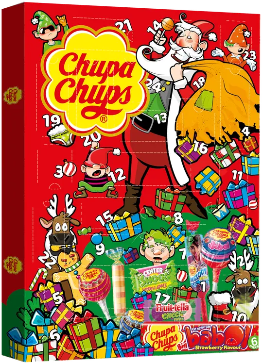 Chupa Chups makeislajitelma Joulukalenteri 210,6g