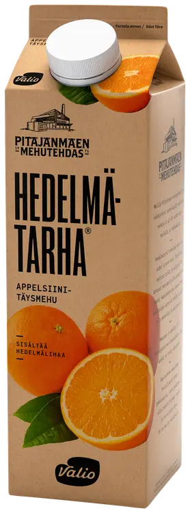 Valio Hedelmätarha® appelsiinitäysmehu 1 l hedelmälihaa