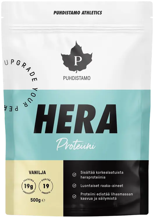 Puhdistamo Athletics Heraproteiini Vanilja 500 g