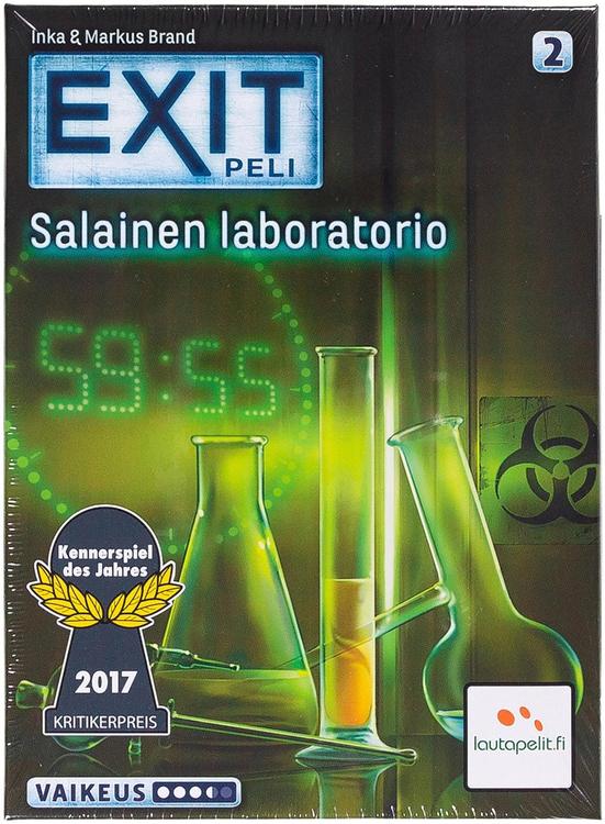 EXIT Pakohuonepeli Salainen laboratorio