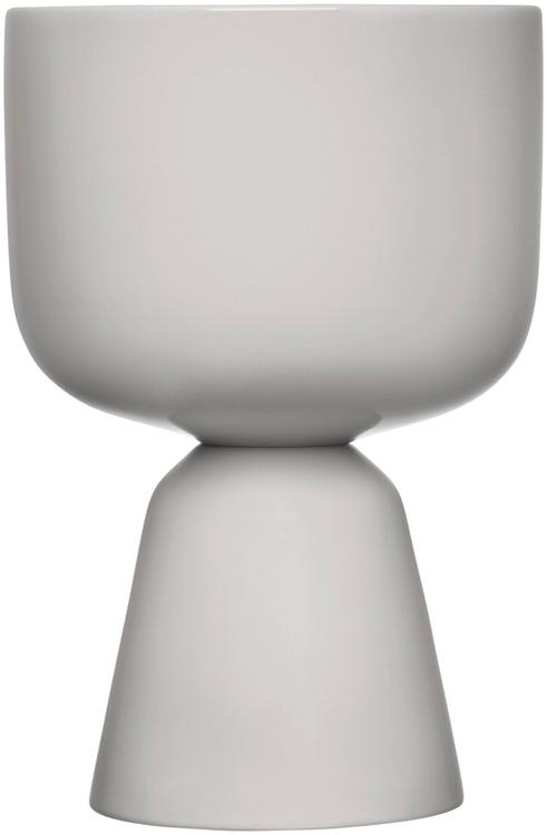 Iittala Nappula ruukku S 230x155 mm vaaleanharmaa