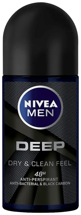 NIVEA MEN 50ml Deep Deo Roll-on -antiperspirantti
