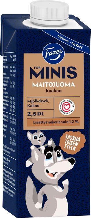 Fazer for Minis maitojuoma kaakao 2,5dl