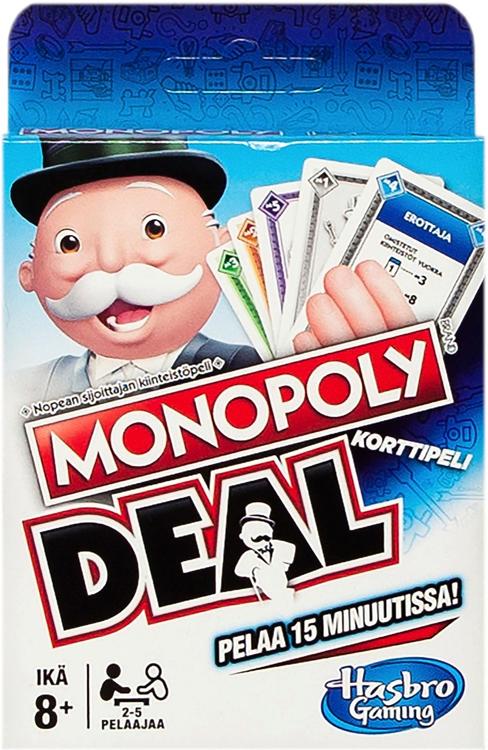 Hasbro Gaming Monopoly Deal korttipeli FI