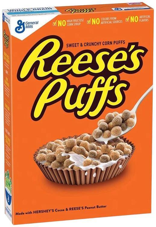 Reese's Puffs Cereal 326 g vitaminoidut maapähkinävoimurot