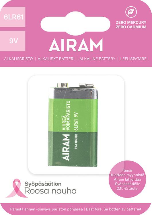 VIHREÄ VOIMA BATTERY 6LR61 9V 2/BL –