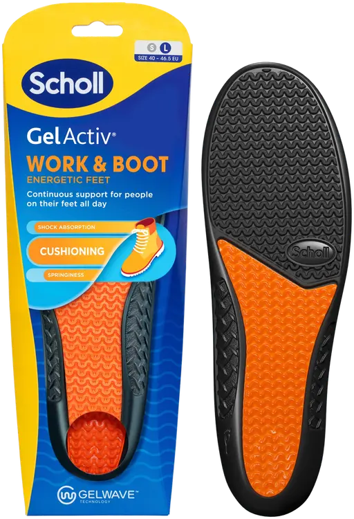 Scholl GelActiv Work & Boot pohjallinen Large