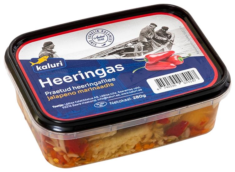 Praetud heeringas jalapeno marinaadis 280 g