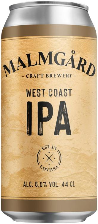 Malmgård West Coast IPA 5,0% olut 0,44l tölkki
