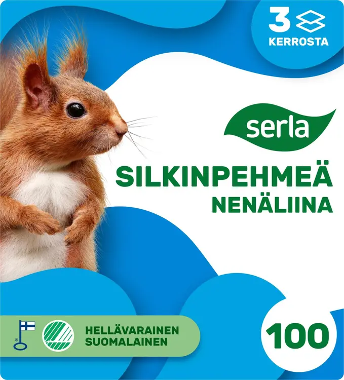 Serla Silkinpehmeä nenäliina 100kpl