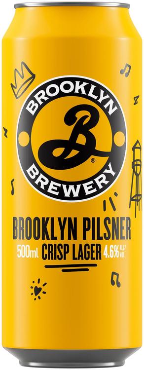 Brooklyn Pilsner õlu 4,6%vol 500ml