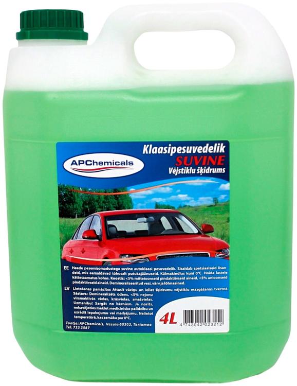 Klaasipesuvedelik suvine 4 l