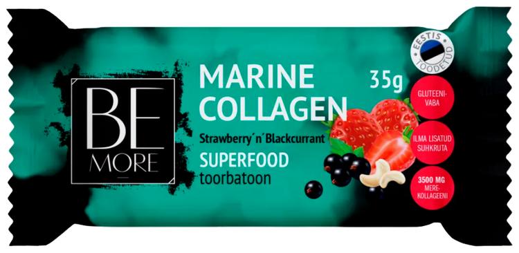 MARINE COLLAGEN Strawberry #n #Blackcurrant toorbatoon 35g