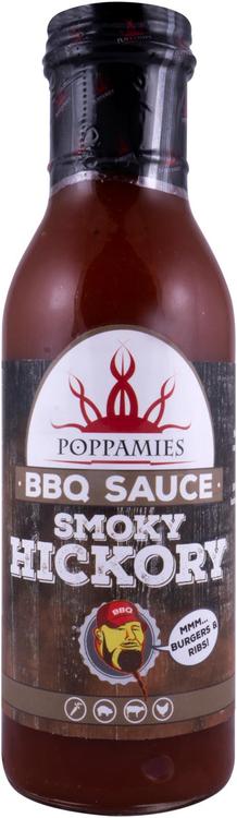 Poppamies BBQ Sauce Smoky Hickory grillikastike 410g