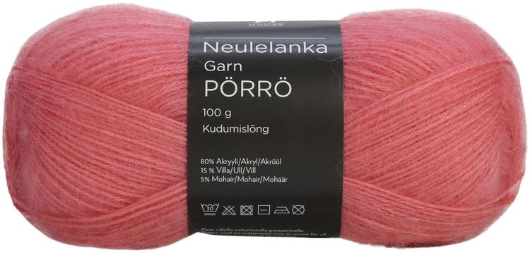 House lanka mohair-villa-akryyli Pörrö 100 g Choral Pink 338