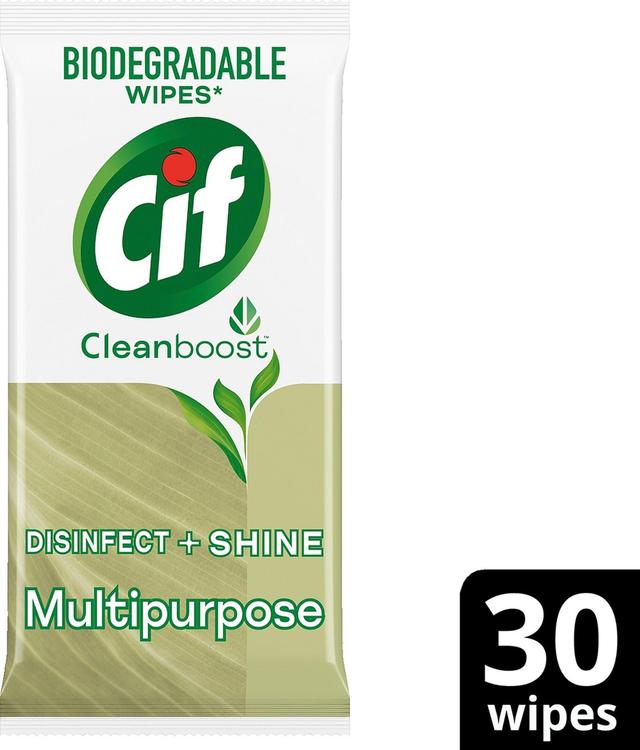 Cif Disinfect & Shine Yleispuhdistusliina Desinfiointipyyhkeet 30 kpl