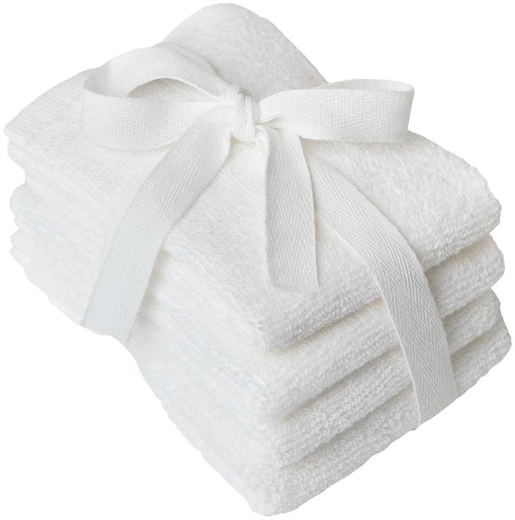 Åhléns Home Kasvopyyhe Stella 30 x 30 cm 4kpl/pkt, valkoinen