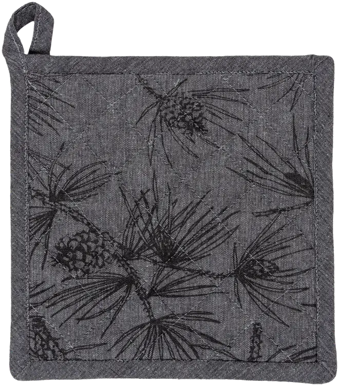 House patalappu Pines 22 x 22 cm mustavalkoinen