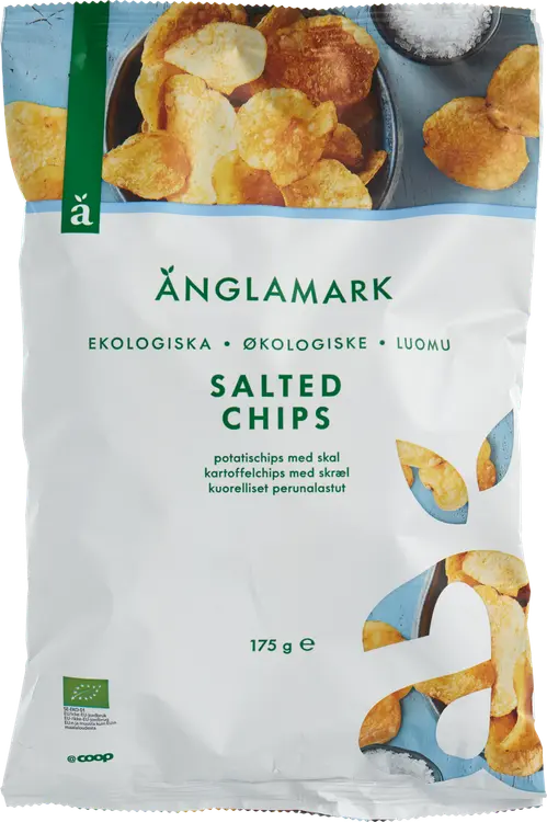 Änglamark suolattu perunalastu luomu 175 g