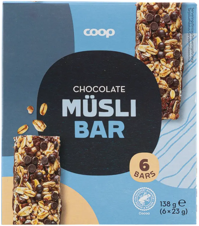 Coop myslipatukka suklaa 6 kpl 138 g