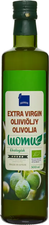 Rainbow 500ml luomu extra-neitsytoliiviöljy