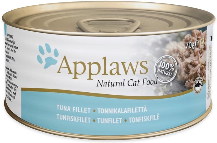 Applaws kissa tonnikalafile 70g purkki