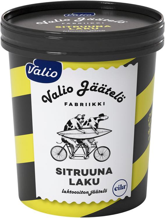Valio jäätelö 480 ml sitruuna-laku laktoositon