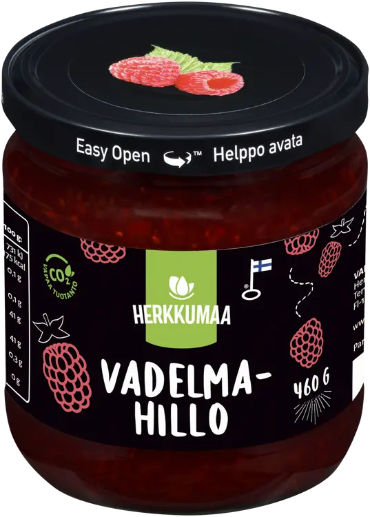 Herkkumaa Vadelmahillo 460g