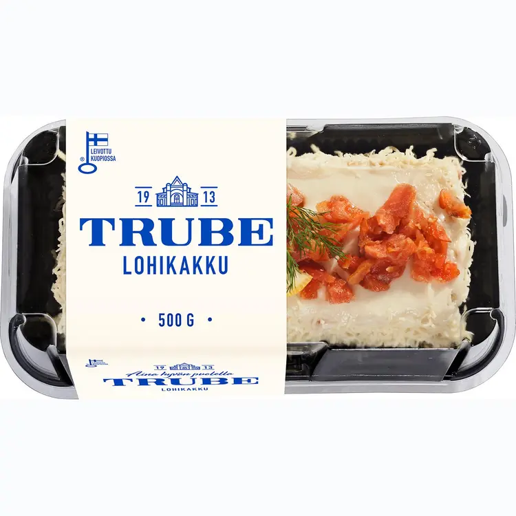 Trube Lohivoileipäkakku 500 g savulohitäytteinen voileipäkakku