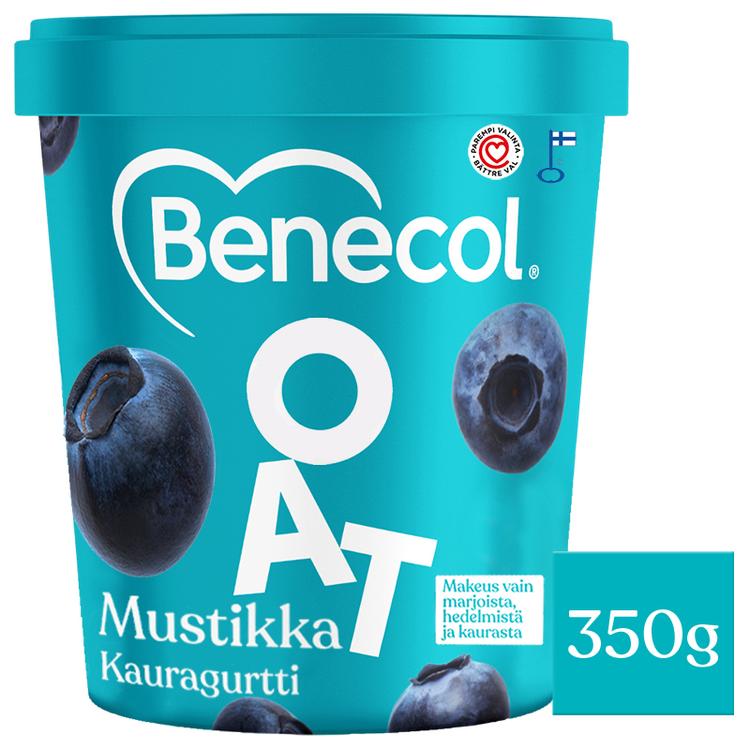 Benecol OAT 350g kauragurtti mustikka kolesterolia alentava