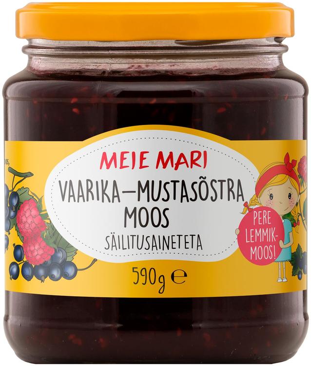 MEIE MARI Vaarika-mustasõstramoos 590g