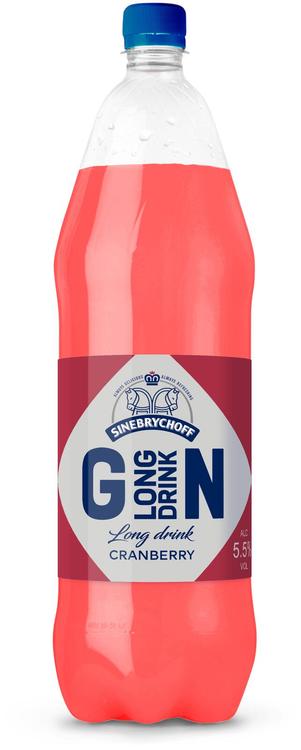 Sinebrychoff Long Drink Cranberry muu alkohoolne jook 5,5%vol 1,5l