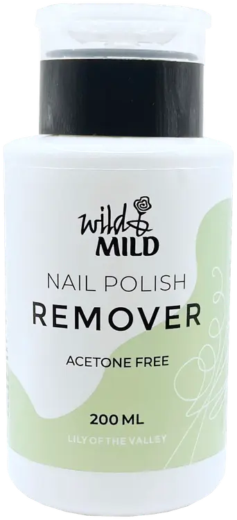 Wild&Mild Nail polish remover acetone free 200ml