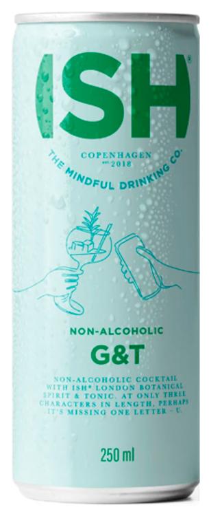 ISH alkoholivaba kokteil G&T 250ml