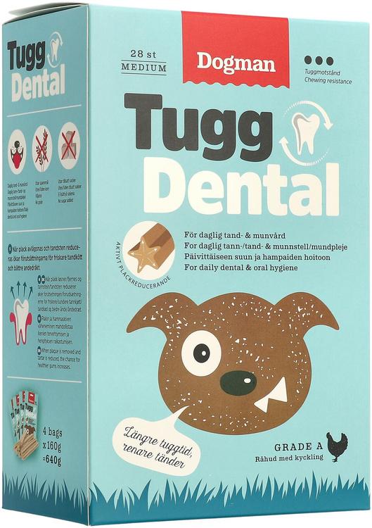 Dogman Tugg Dental 28-pack Medium